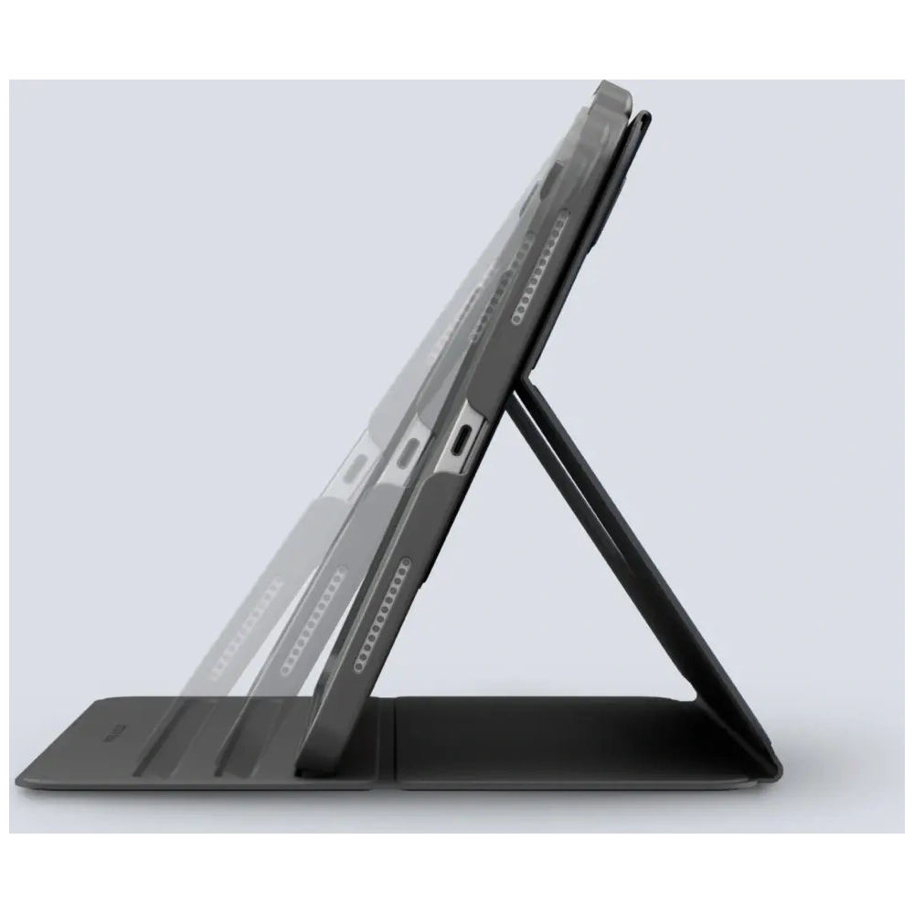 Etui UNIQ Rovus Snapmount Magnetic 360 Rotating Detachable do Apple iPad Air 11" 2024/2025 / iPad Air 10.9" 2020/2022 czarny
