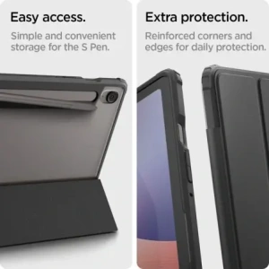 Hurtownia GSM - Etui Spigen Ultra Hybrid Pro Samsung Galaxy Tab S9 11.0 / S10 FE 10.9 X710 / X716b / X520 / X526 Black - SPN16800 - {ean13} - Hurt
