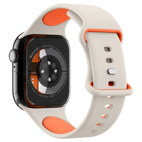 Pasek Spigen Nano Pop Apple Watch 6/7/8/9/10/SE 40/41/42mm Orange Beige