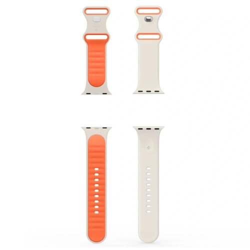 Pasek Spigen Nano Pop Apple Watch 6/7/8/9/10/SE 40/41/42mm Orange Beige