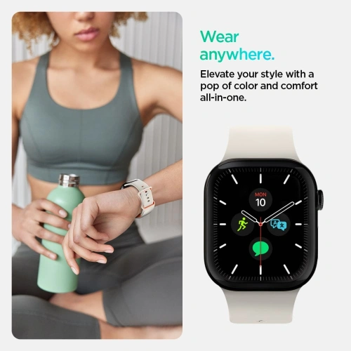 Pasek Spigen Nano Pop Apple Watch 6/7/8/9/10/SE 40/41/42mm Orange Beige