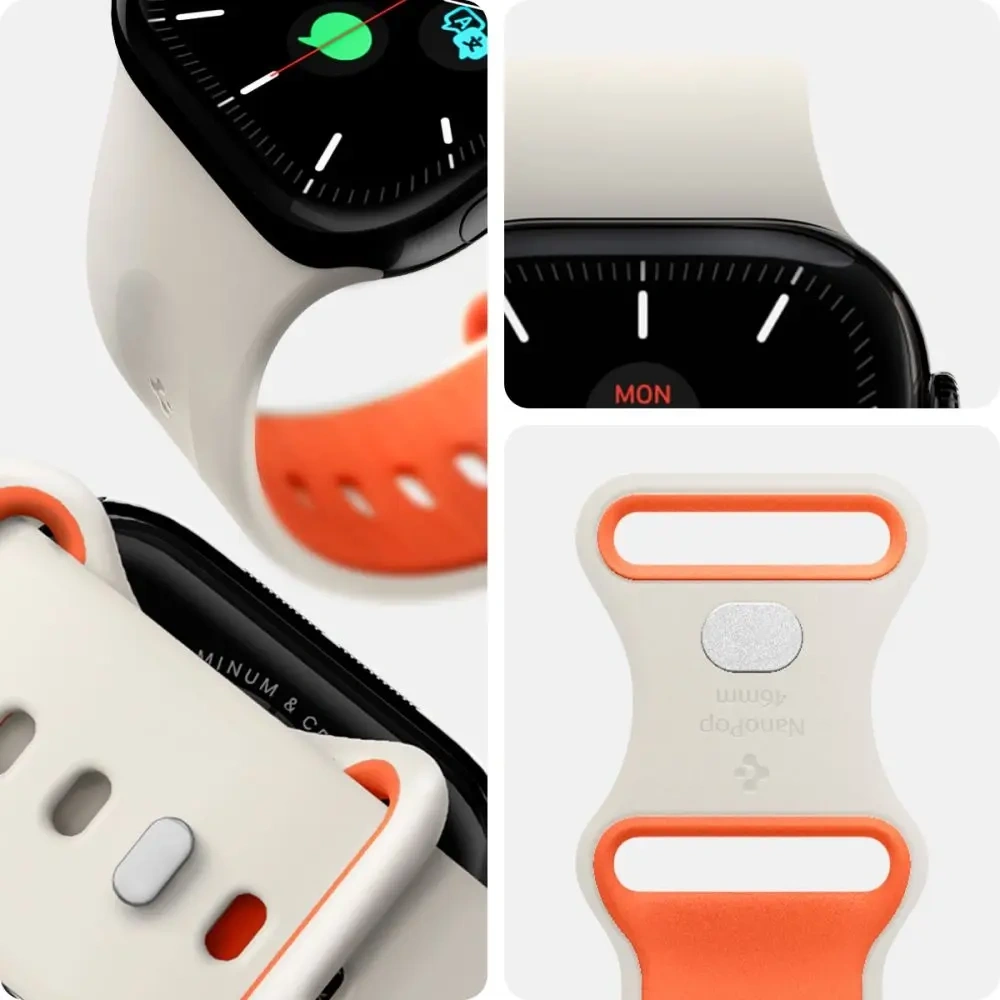 Hurtownia GSM - Spigen Nano Pop Apple Watch 6/7/8/9/10/SE / Ultra 1/2 44/45/46/49mm Orange Beige - SPN16802 - {ean13} - Hurt