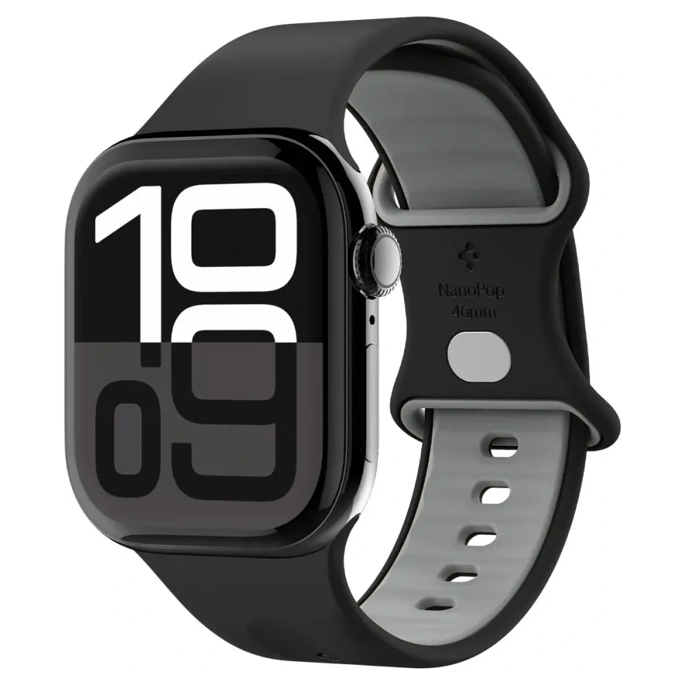 Hurtownia GSM - Spigen Nano Pop Apple Watch 6/7/8/9/10/SE / Ultra 1/2 44/45/46/49mm Schwarzes Sesam - SPN16803 - {ean13} - Hurt