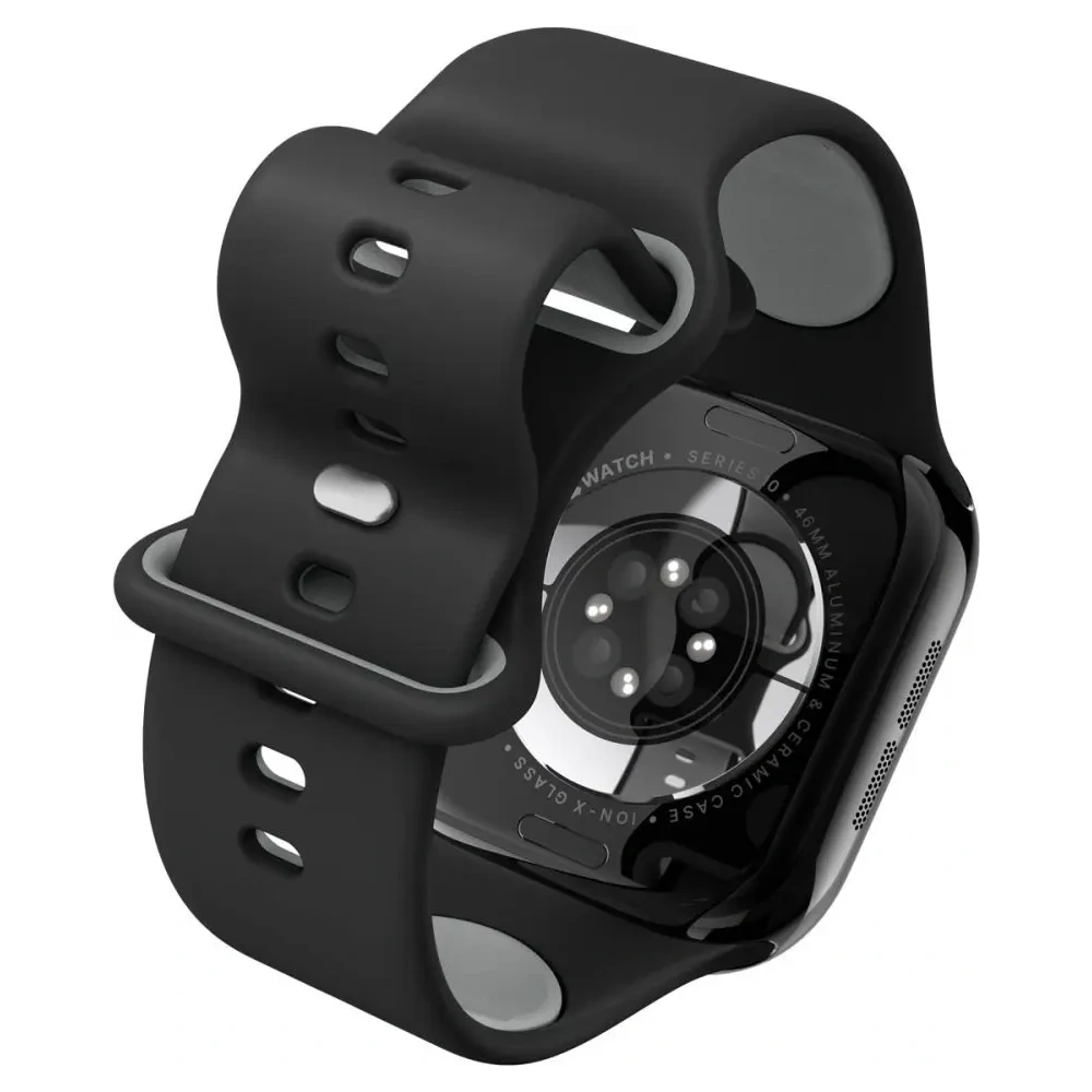 Hurtownia GSM - Spigen Nano Pop Apple Watch 6/7/8/9/10/SE / Ultra 1/2 44/45/46/49mm Schwarzes Sesam - SPN16803 - {ean13} - Hurt