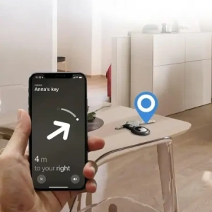 Tech-Protect NaturalFit Apple AirTag 1 / 2 Fekete