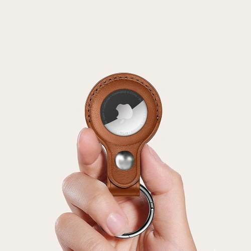 Etui Tech-Protect NaturalFit Apple AirTag 1 / 2 Brown