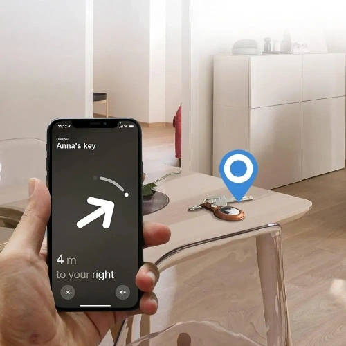 Etui Tech-Protect NaturalFit Apple AirTag 1 / 2 Brown