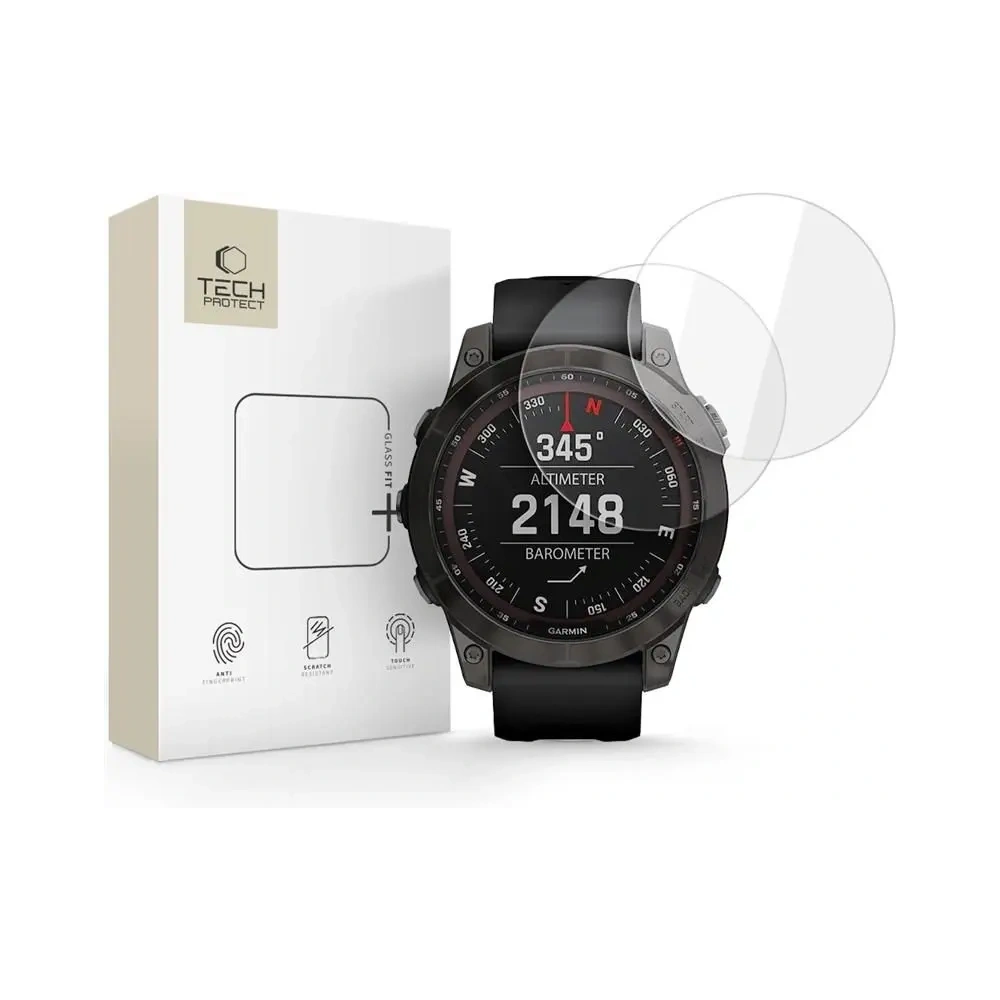 Hurtownia GSM - Tech-Protect Glass Fit+ Garmin Fenix 7x / 7x Pro Clar [2 PACHET] - THP4285 - {ean13} - Hurt