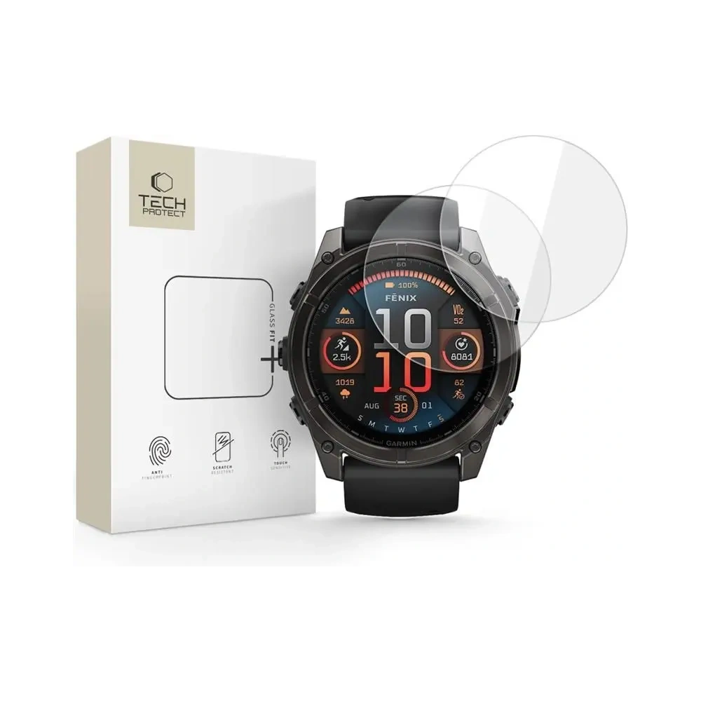 Hurtownia GSM - Tech-Protect Glass Fit+ Garmin Fenix 8 51mm Clar [2 PACHET] - THP4287 - {ean13} - Hurt