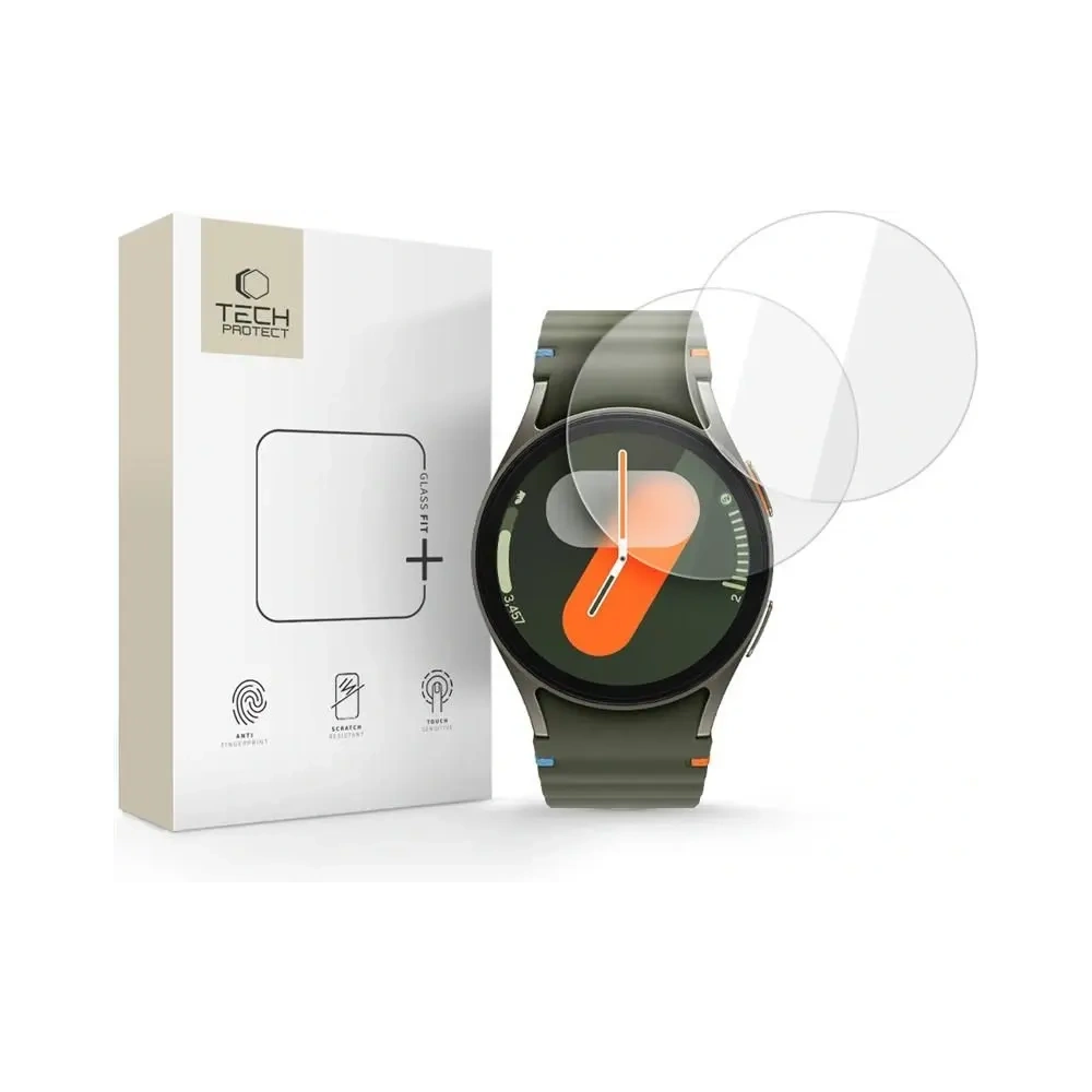 Hurtownia GSM - Tech-Protect Glass Fit+ Samsung Galaxy Watch 4/5/6/7/FE 40mm Čirý [2 BALENÍ] - THP4288 - {ean13} - Hurt