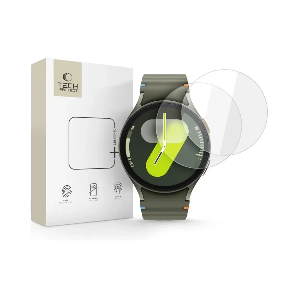 Hurtownia GSM - Tech-Protect Glass Fit+ Samsung Galaxy Watch 4/5/6/7 44mm Čirý [2 BALENÍ] - THP4289 - {ean13} - Hurt