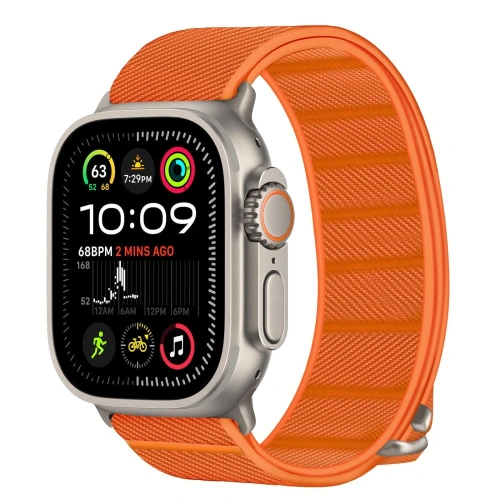 Pasek Tech-Protect Nylon Slip Apple Watch 6/7/8/9/10/SE / Ultra 1 / 2 44/45/46/49mm Orange