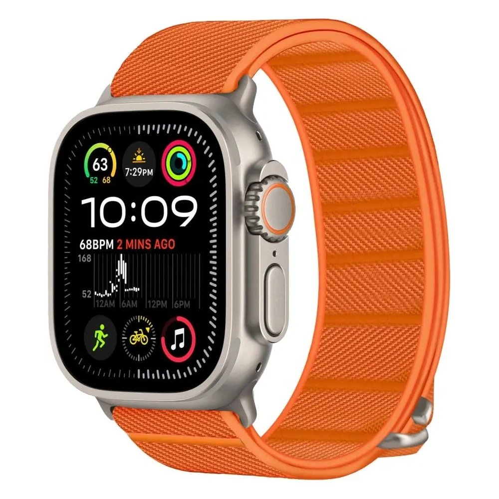 Hurtownia GSM - Tech-Protect Nylon Slip Apple Watch 6/7/8/9/10/SE / Ultra 1 / 2 44/45/46/49mm Narancs - THP4291 - {ean13} - Hurt