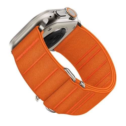 Pasek Tech-Protect Nylon Slip Apple Watch 6/7/8/9/10/SE / Ultra 1 / 2 44/45/46/49mm Orange