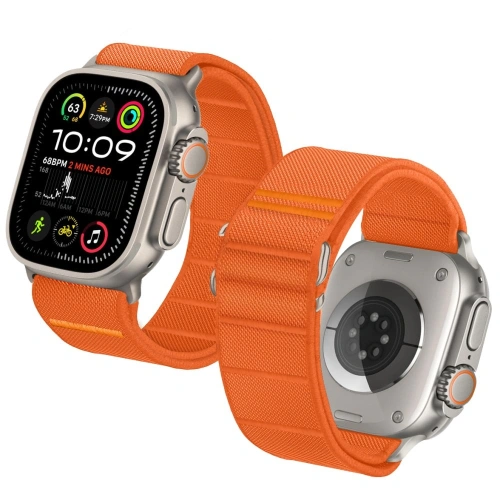 Pasek Tech-Protect Nylon Slip Apple Watch 6/7/8/9/10/SE / Ultra 1 / 2 44/45/46/49mm Orange