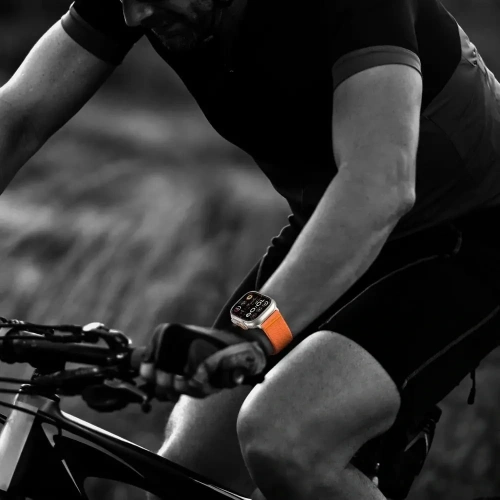 Pasek Tech-Protect Nylon Slip Apple Watch 6/7/8/9/10/SE / Ultra 1 / 2 44/45/46/49mm Orange