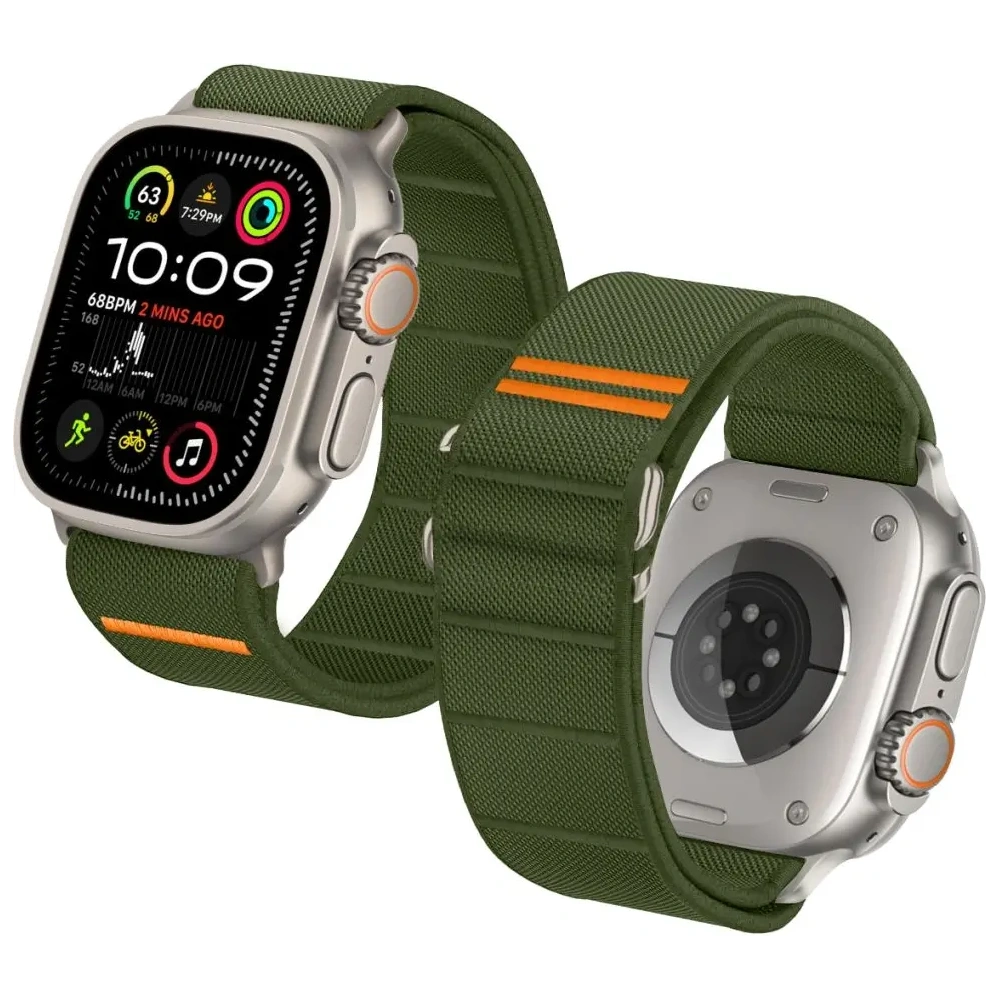 Hurtownia GSM - Tech-Protect Nylon Slip Apple Watch 6/7/8/9/10/SE / Ultra 1/2 44/45/46/49mm Khaki - THP4292 - {ean13} - Hurt