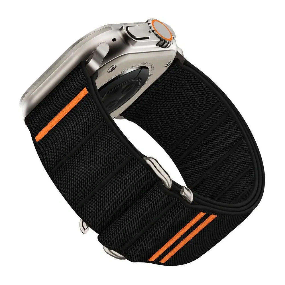 Hurtownia GSM - Tech-Protect Nylon Slip Apple Watch 6/7/8/9/10/SE / Ultra 1/2 44/45/46/49mm Schwarz - THP4293 - {ean13} - Hurt