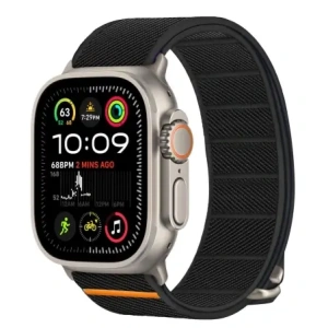 Hurtownia GSM - Tech-Protect Nylon Slip Apple Watch 6/7/8/9/10/SE / Ultra 1/2 44/45/46/49mm Fekete - THP4293 - {ean13} - Hurt