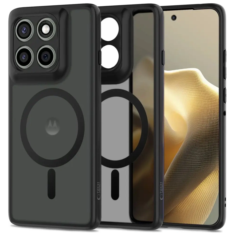 Wholesale Tech-Protect Magmat MagSafe Motorola Edge 60 Pro Matte Black - THP4295 - {ean13} - Hurt