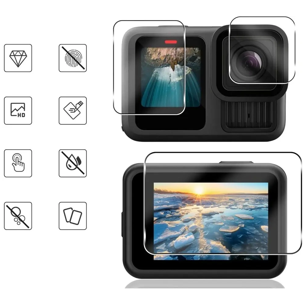 Hurtownia GSM - Tech-Protect Glass Fit+ GoPro Hero 9 / 10 / 11 / 12 Clar [2 PACHET] - THP4298 - {ean13} - Hurt