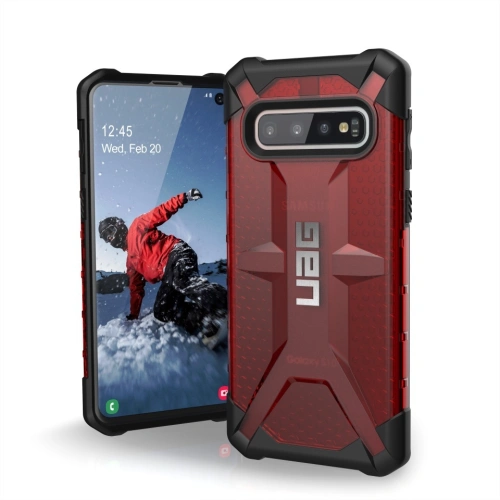 Etui UAG Urban Armor Gear Plasma Samsung Galaxy S10 (czerwone przezroczyste)