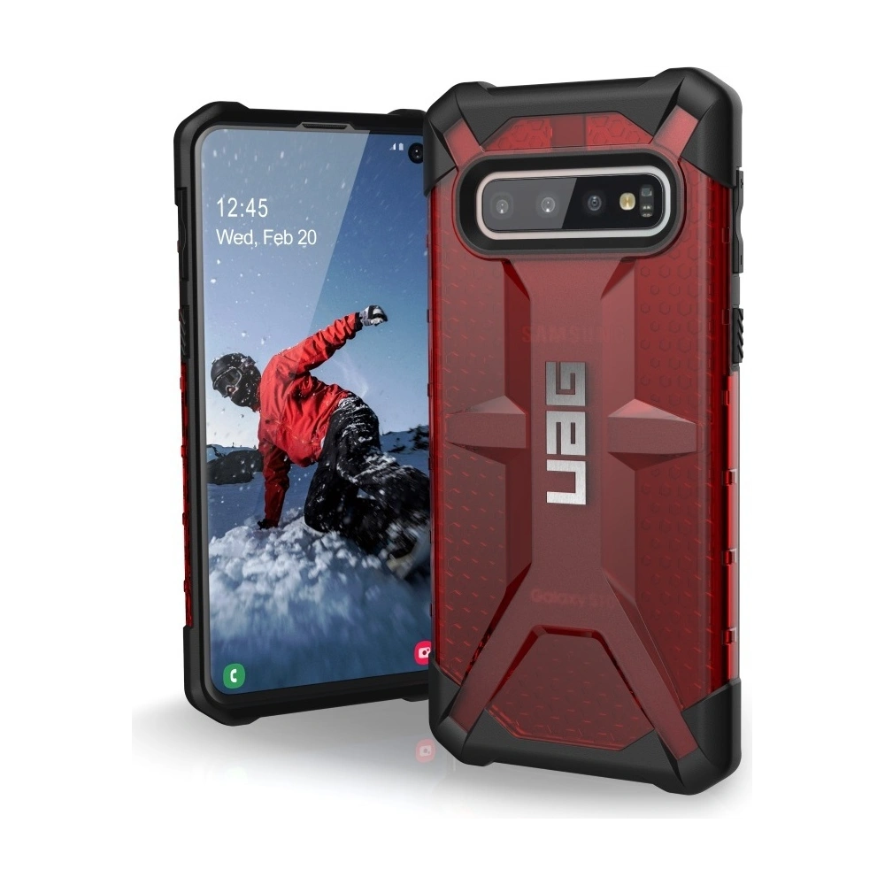 Hurtownia GSM - Etui UAG Urban Armor Gear Plasma Samsung Galaxy S10 (czerwone przezroczyste) - UAG250REDCL - {ean13} - Hurt