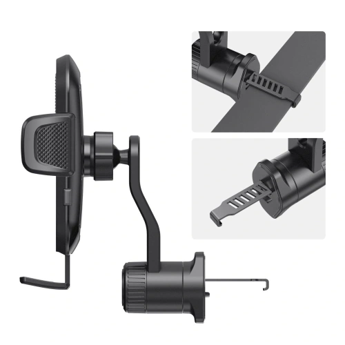 Uchwyt samochodowy na kratkę Tech-Protect V8 Universal Vent Car Mount Black