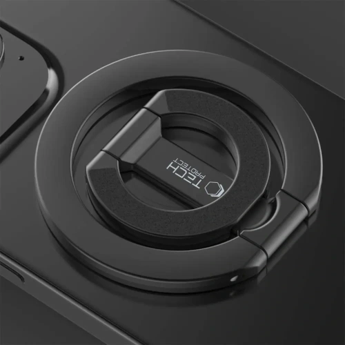 Uchwyt magnetyczny na palec Tech-Protect MMR400 Magnetic MagSafe Phone Ring Black