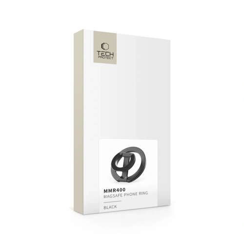 Uchwyt magnetyczny na palec Tech-Protect MMR400 Magnetic MagSafe Phone Ring Black
