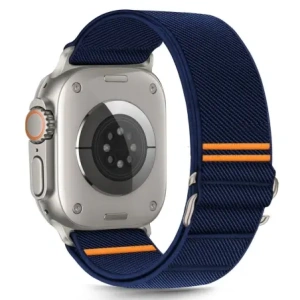 Pasek Tech-Protect Nylon Slip Apple Watch 6/7/8/9/10/SE/Ultra 1/2 44/45/46/49mm Navy