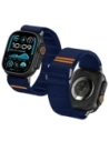 Tech-Protect Nylon Slip Apple Watch 6/7/8/9/10/SE/Ultra 1/2 44/45/46/49mm Navy