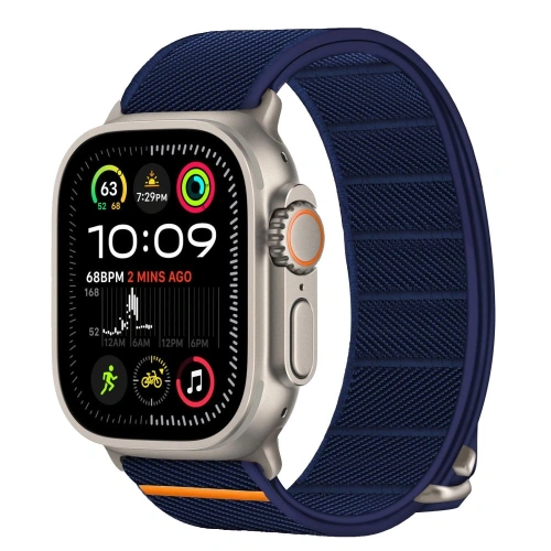Pasek Tech-Protect Nylon Slip Apple Watch 6/7/8/9/10/SE/Ultra 1/2 44/45/46/49mm Navy