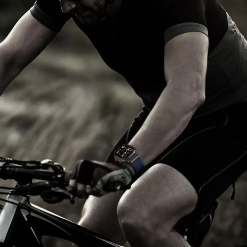 Pasek Tech-Protect Nylon Slip Apple Watch 6/7/8/9/10/SE/Ultra 1/2 44/45/46/49mm Navy