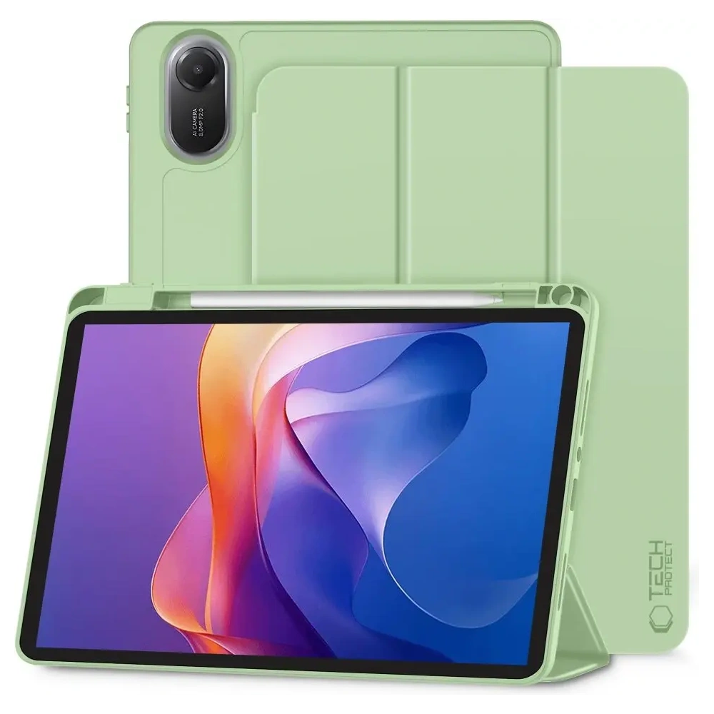Etui Tech-Protect SmartCase Pen Xiaomi Redmi Pad 2 11.0 Matcha Green