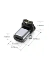 Adapter kątowy Tech-Protect Ultraboost Adapter USB-C / Garmin Watch Grey