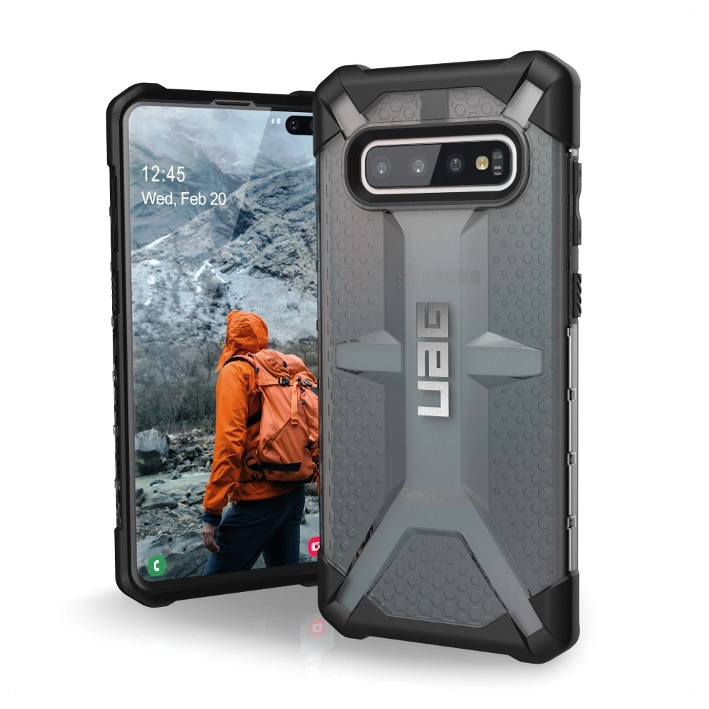 Hurtownia GSM - Etui UAG Urban Armor Gear Plasma Samsung Galaxy S10+ Plus (czarne przezroczyste) - UAG253BLKCL - {ean13} - Hurt