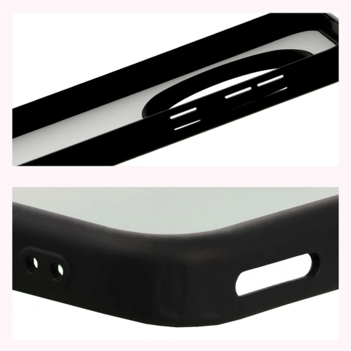 [CR] Etui Bizon Case Angelo do Honor Magic7 Pro przydymione z czarną ramką