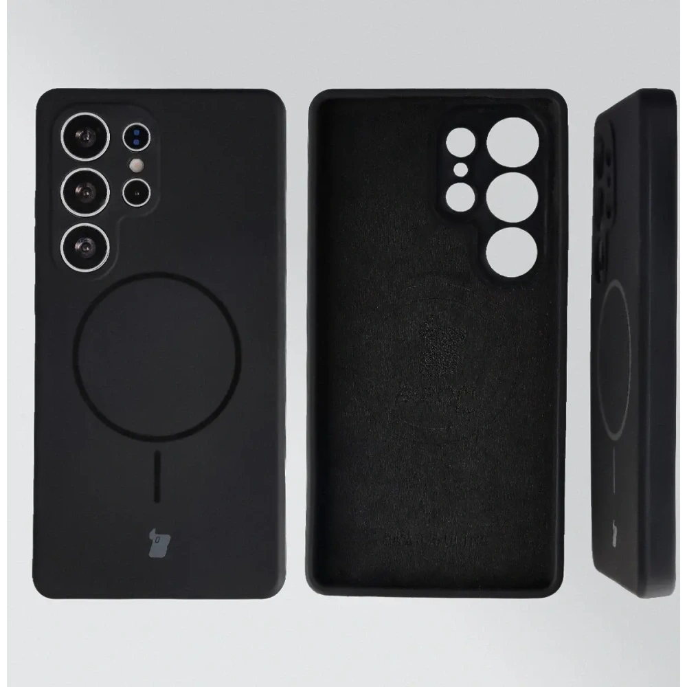 Bizon Soft Case Magnetic Samsung Galaxy S25 Ultra black