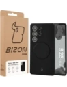 Silikonowe etui z pierścieniem magnetycznym Bizon Soft Case Magnetic do Samsung Galaxy S25 Ultra czarne