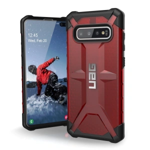 Hurtownia GSM - Etui UAG Urban Armor Gear Plasma Samsung Galaxy S10+ Plus (czerwone przezroczyste) - UAG254REDCL - {ean13} - Hurt