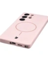 Bizon Soft Case Magnetic Samsung Galaxy S25 Ultra hellrosa