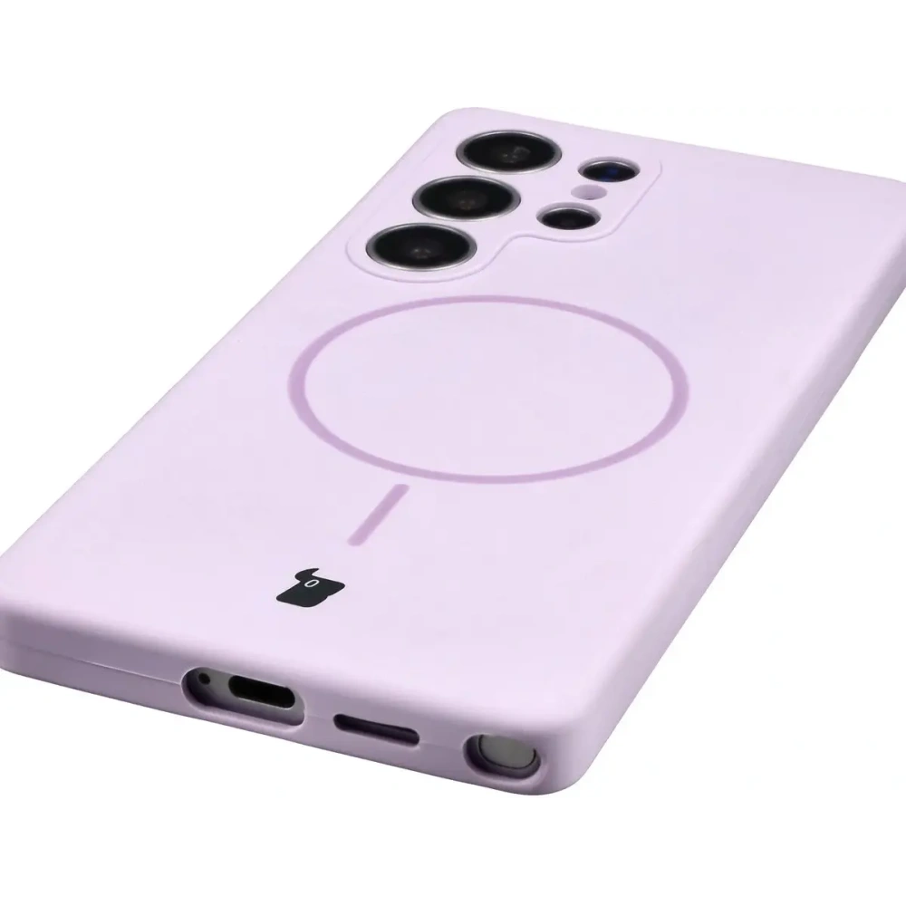 Bizon Soft Case Magnetic Samsung Galaxy S25 Ultra light purple
