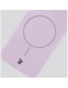 Silikonowe etui z pierścieniem magnetycznym Bizon Soft Case Magnetic do Samsung Galaxy S25 Ultra jasnofioletowe