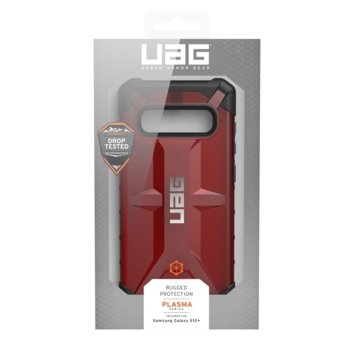 Etui UAG Urban Armor Gear Plasma Samsung Galaxy S10+ Plus (czerwone przezroczyste)