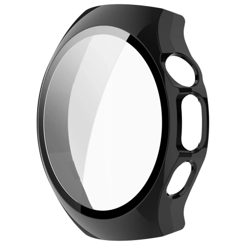 Etui ze szkłem do zegarka Bizon Case+Glass Watch do Huawei Watch 5 42mm czarne