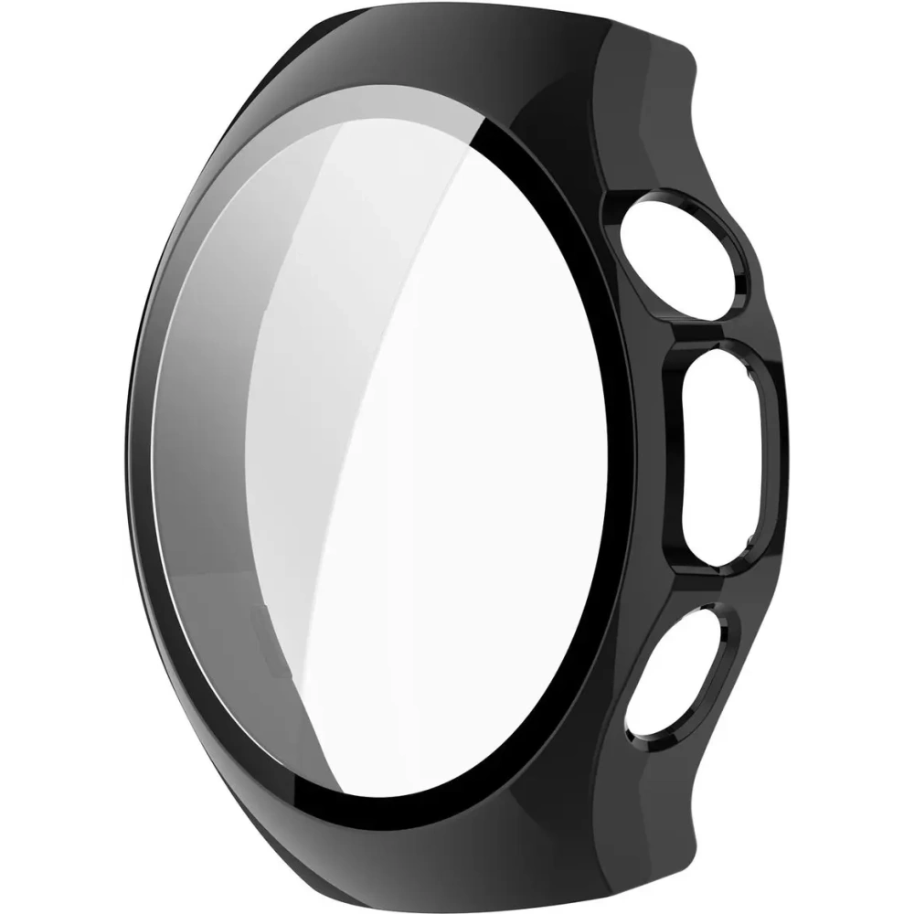 Etui ze szkłem do zegarka Bizon Case+Glass Watch do Huawei Watch 5 42mm czarne