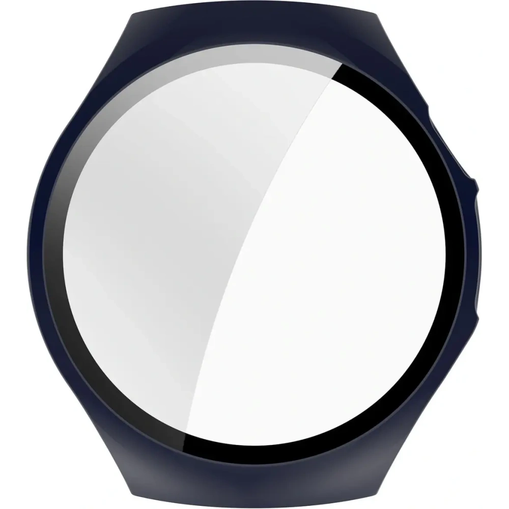 Etui ze szkłem do zegarka Bizon Case+Glass Watch do Huawei Watch 5 42mm niebieskie