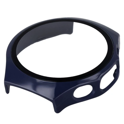 Etui ze szkłem do zegarka Bizon Case+Glass Watch do Huawei Watch 5 42mm niebieskie