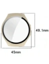Bizon Case+Glas Uhr Huawei Watch 5 42mm beige